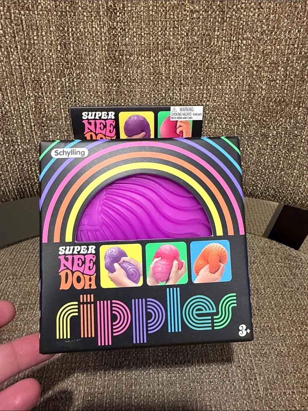 Super Nee Doh Ripples Sensory Squish Toy - Purple
